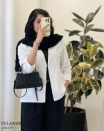 کت پاییزه دلارام جنس مخمل کبریتی کد 1116 - تصویر 3