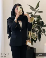 کت مدل لیلی جنس مازراتی کد 1109 - تصویر 3