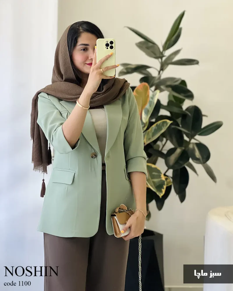 کت مدل نوشین جنس مازراتی کد 1100 - تصویر 8