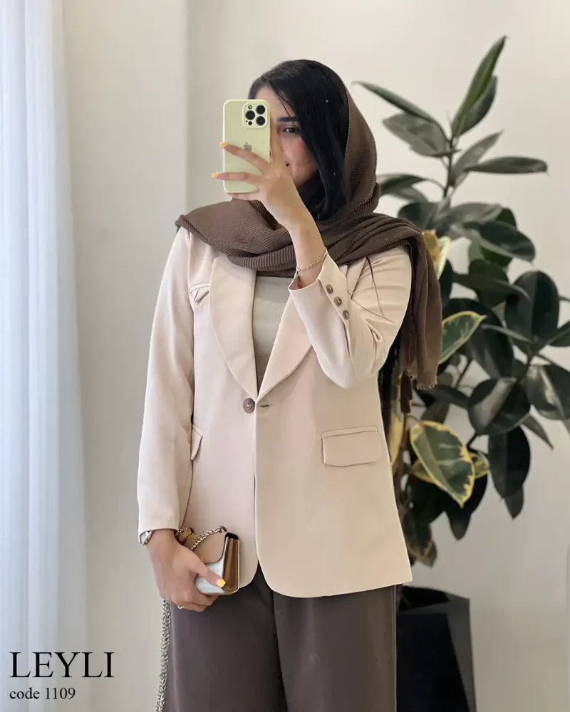 کت مدل لیلی جنس مازراتی کد 1109 - تصویر 4