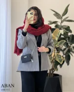 پالتو کتی آبان جنس فوتر کوبیده شده کد 1112 - تصویر 4