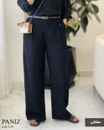 شلوار بگ مدل پانیذ جنس فیونا کد 1101 - تصویر 3