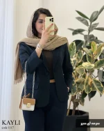 کت کایلی جنس کتان استانبل گرم بالا کد 1117 - تصویر 6