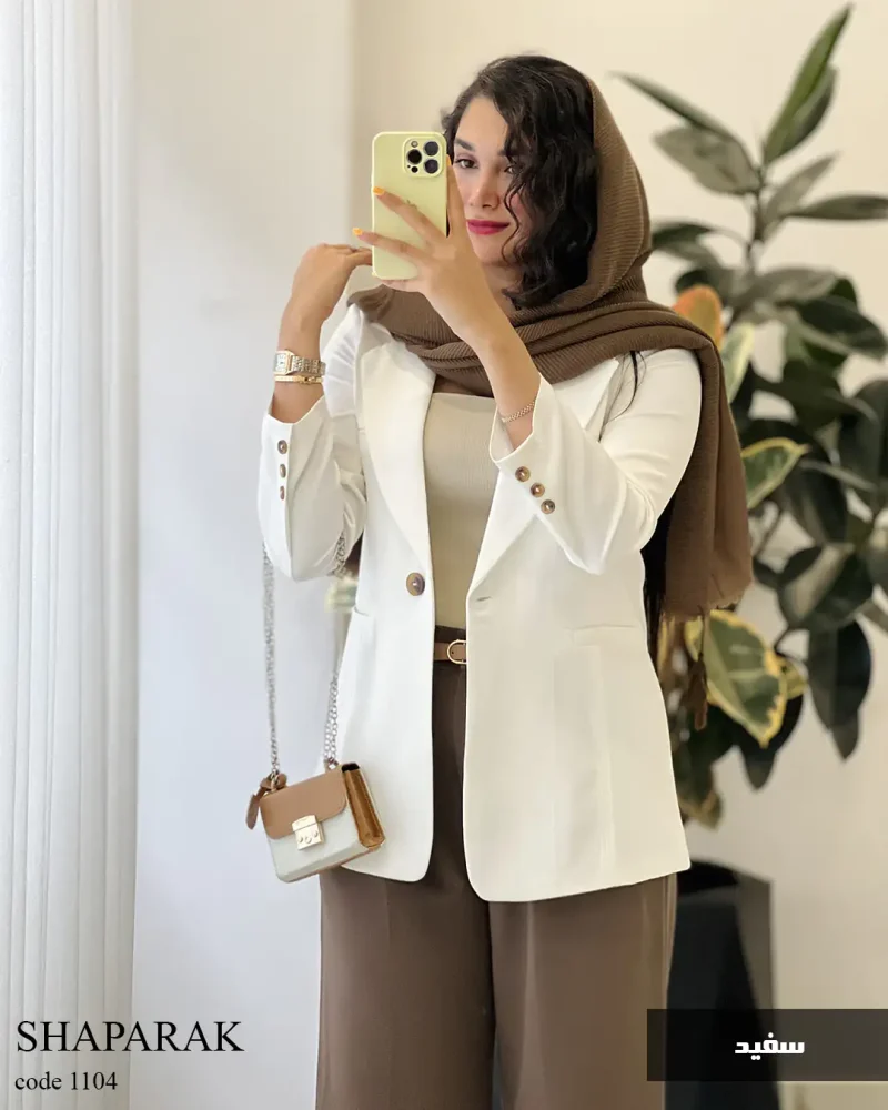 کت مدل شاپرک جنس مازراتی کد 1104 - تصویر 6