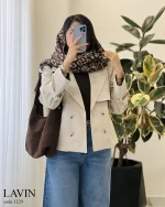 ترنج کت مدل لاوین جنس کتون پرادا کجراه کد 1129 - تصویر 3