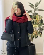 ترنج کت مدل سانلی جنس کتان پنبه کد 1127 - تصویر 8