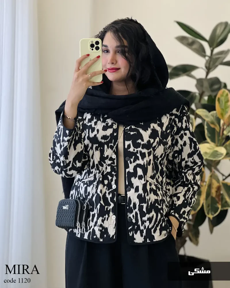 کاپشن کتی میرا جنس کار ترک امبردی کد 1120 - تصویر 6