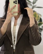 پالتو کتی مدل آشن جنس فوتر لامر ترک کد 1134 - تصویر 7