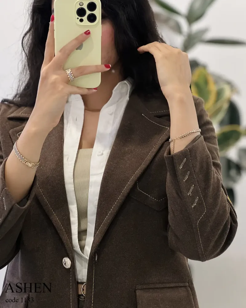 پالتو کتی مدل آشن جنس فوتر لامر ترک کد 1134 - تصویر 7