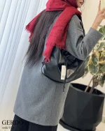 پالتو بلند گردو جنس فوتر گرم بالا کد 1121 - تصویر 6