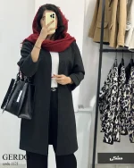 پالتو بلند گردو جنس فوتر گرم بالا کد 1121 - تصویر 7