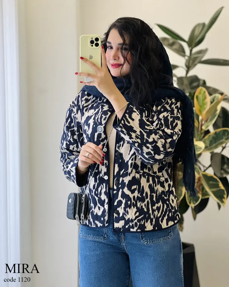 کاپشن کتی میرا جنس کار ترک امبردی کد 1120 - تصویر 4