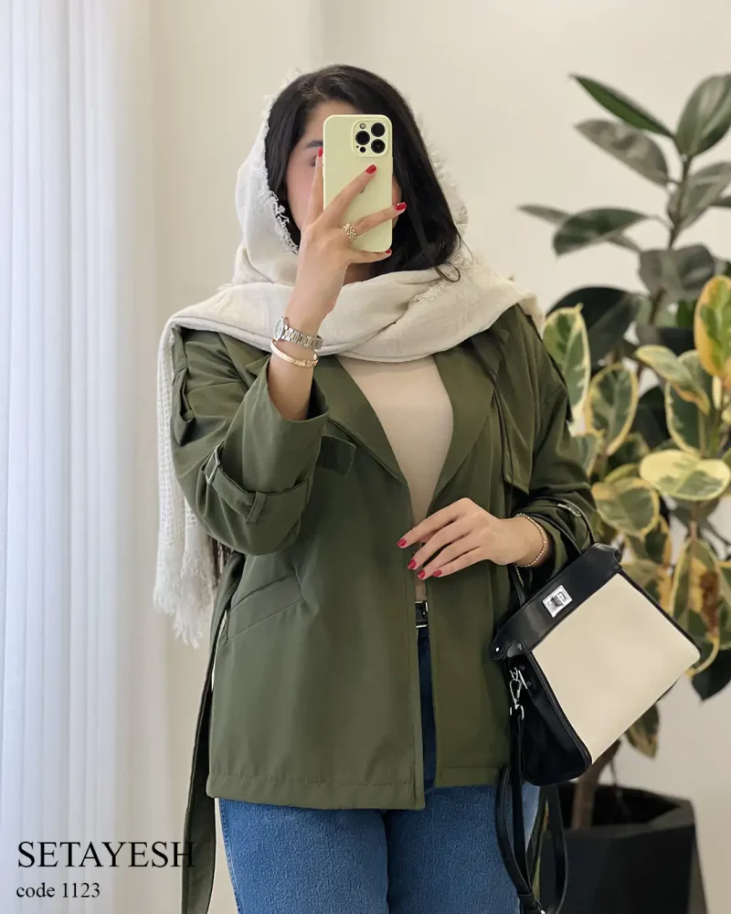 ترنج کت ستایش جنس بارونی سانتانا کد 1123 - تصویر 5