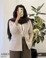 پالتو کتی مدل آشن جنس فوتر لامر ترک کد 1134 - تصویر 2