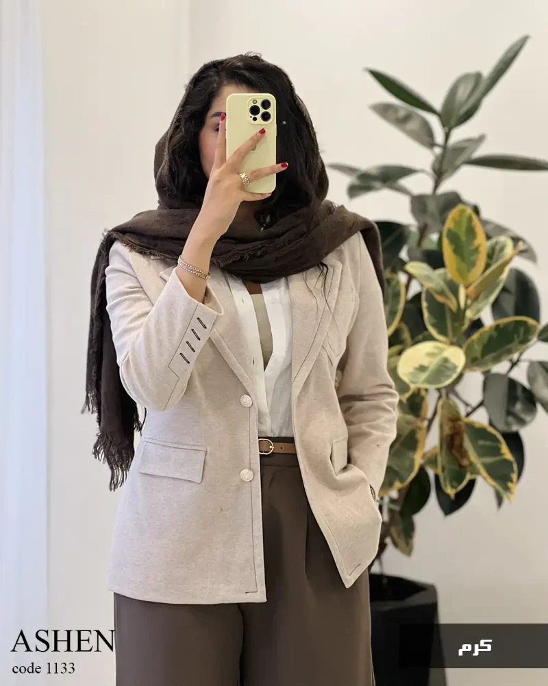 پالتو کتی مدل آشن جنس فوتر لامر ترک کد 1134 - تصویر 2