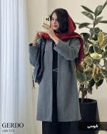 پالتو بلند گردو جنس فوتر گرم بالا کد 1121 - تصویر 9