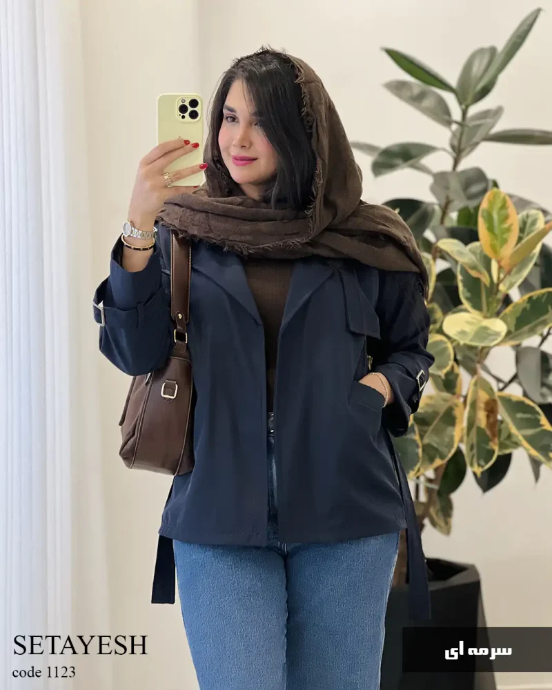 ترنج کت ستایش جنس بارونی سانتانا کد 1123 - تصویر 3