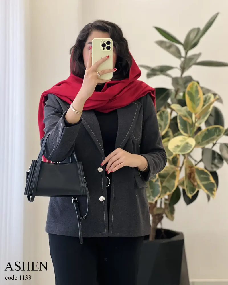 پالتو کتی مدل آشن جنس فوتر لامر ترک کد 1134 - تصویر 3