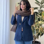 کت پاییزه مانلی جنس کتون ایشو کد 1122