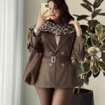 بارونی مدل برکه جنس سانتانا گرم بالا گوشتی کد 1128