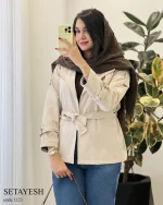 ترنج کت ستایش جنس بارونی سانتانا کد 1123 - تصویر 6