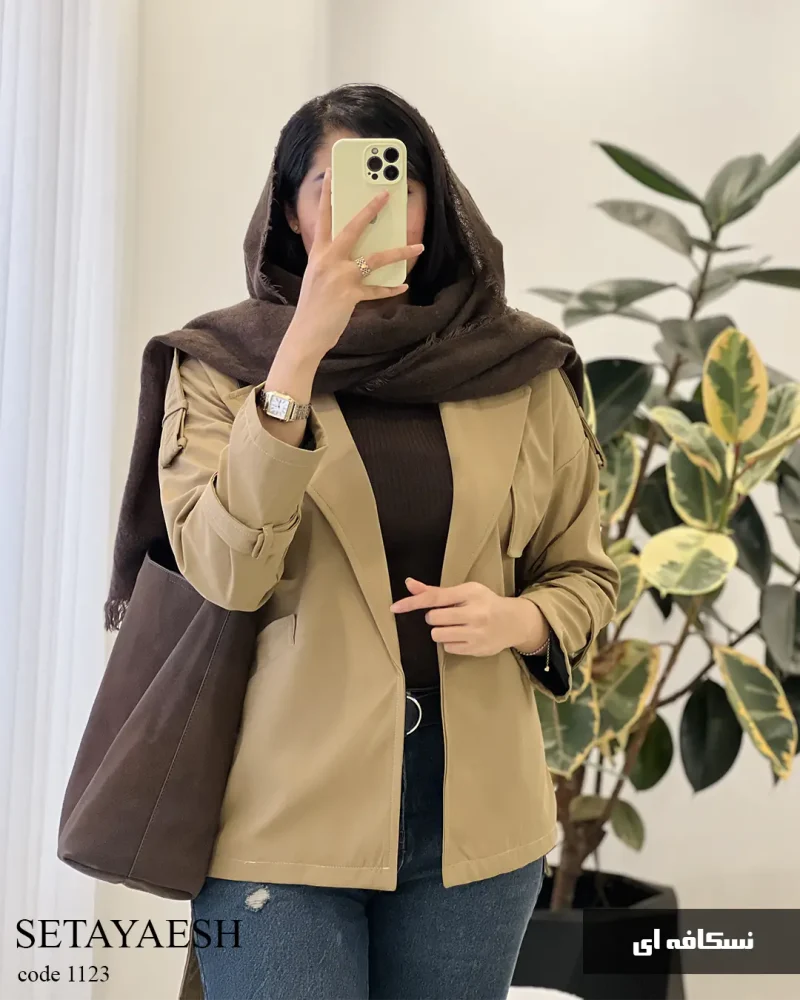 ترنج کت ستایش جنس بارونی سانتانا کد 1123 - تصویر 10