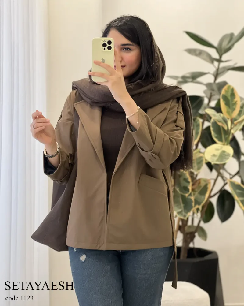 ترنج کت ستایش جنس بارونی سانتانا کد 1123 - تصویر 12