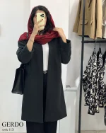 پالتو بلند گردو جنس فوتر گرم بالا کد 1121 - تصویر 5