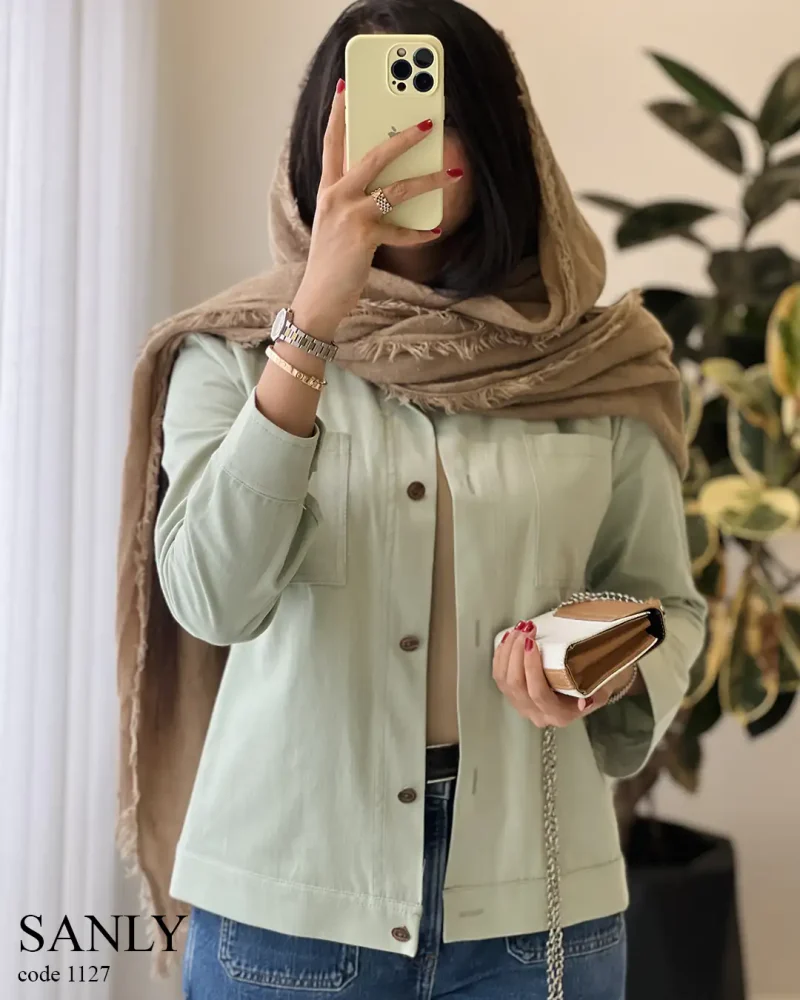 ترنج کت مدل سانلی جنس کتان پنبه کد 1127 - تصویر 14