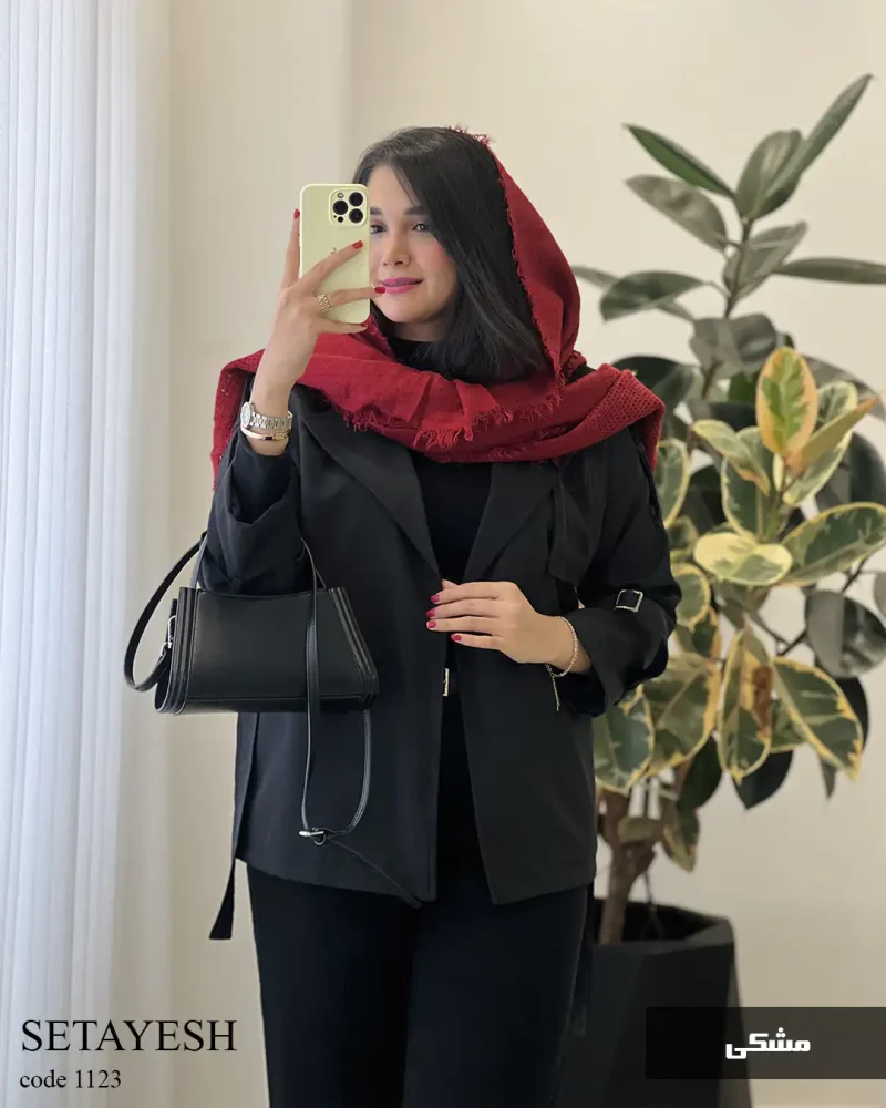 ترنج کت ستایش جنس بارونی سانتانا کد 1123 - تصویر 8