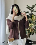 ترنج کت مدل سانلی جنس کتان پنبه کد 1127 - تصویر 15