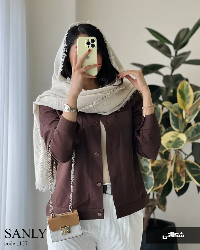 ترنج کت مدل سانلی جنس کتان پنبه کد 1127 - تصویر 15