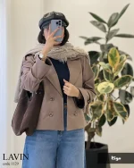 ترنج کت مدل لاوین جنس کتون پرادا کجراه کد 1129 - تصویر 5