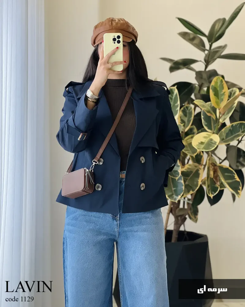ترنج کت مدل لاوین جنس کتون پرادا کجراه کد 1129 - تصویر 9