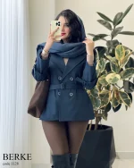 بارونی مدل برکه جنس سانتانا گرم بالا گوشتی کد 1128 - تصویر 4