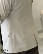 کت مزونی مدل تارا جنس پرادا گرم بالا کد  1131 - تصویر 11
