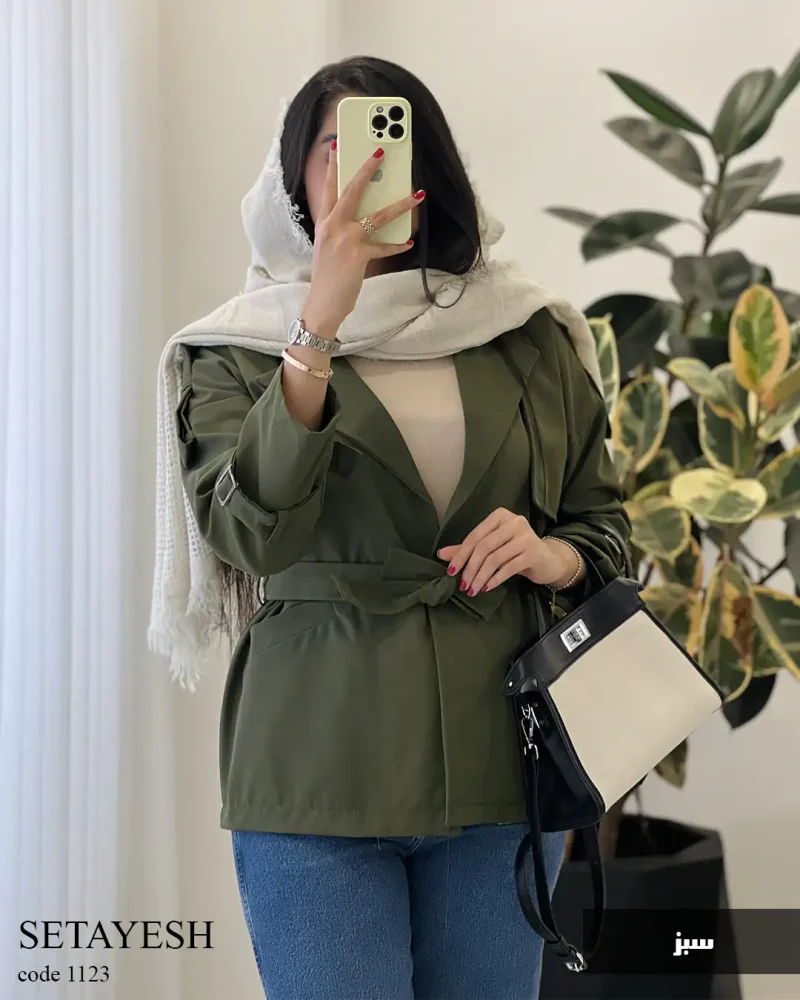 ترنج کت ستایش جنس بارونی سانتانا کد 1123 - تصویر 7