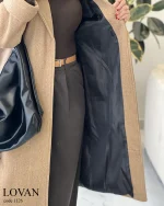 پالتو بلند لاوان جنس فوتر کوبیده شده کد 1126 - تصویر 7