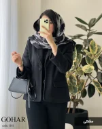 پالتو مدل گوهر جنس فوتر گرم بالا کد 1161 - تصویر 3