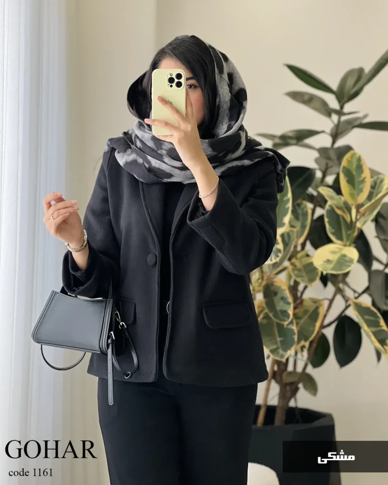 پالتو مدل گوهر جنس فوتر گرم بالا کد 1161 - تصویر 3