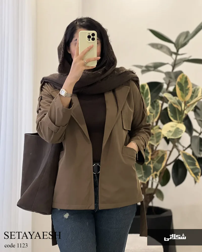 ترنج کت ستایش جنس بارونی سانتانا کد 1123 - تصویر 11