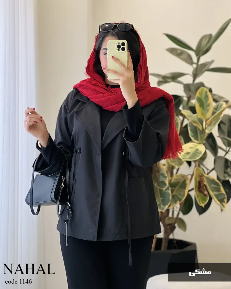 بارونی مدل نهال جنس سانتانا کد 1146 - تصویر 5