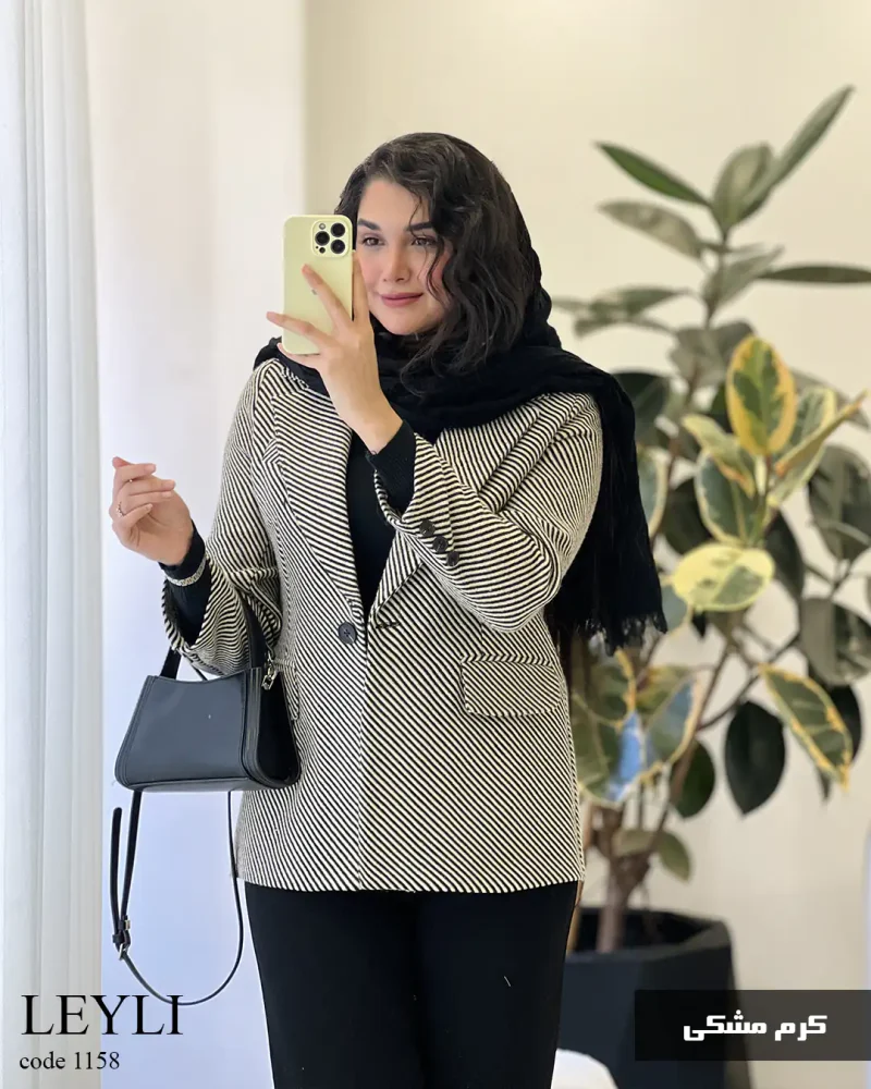 کت مدل لیلی جنس فوتر کجراه کد 1158 - تصویر 6