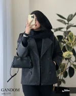 پالتو کتی گندم جنس فوتر کجراه ترک کد 1159 - تصویر 2