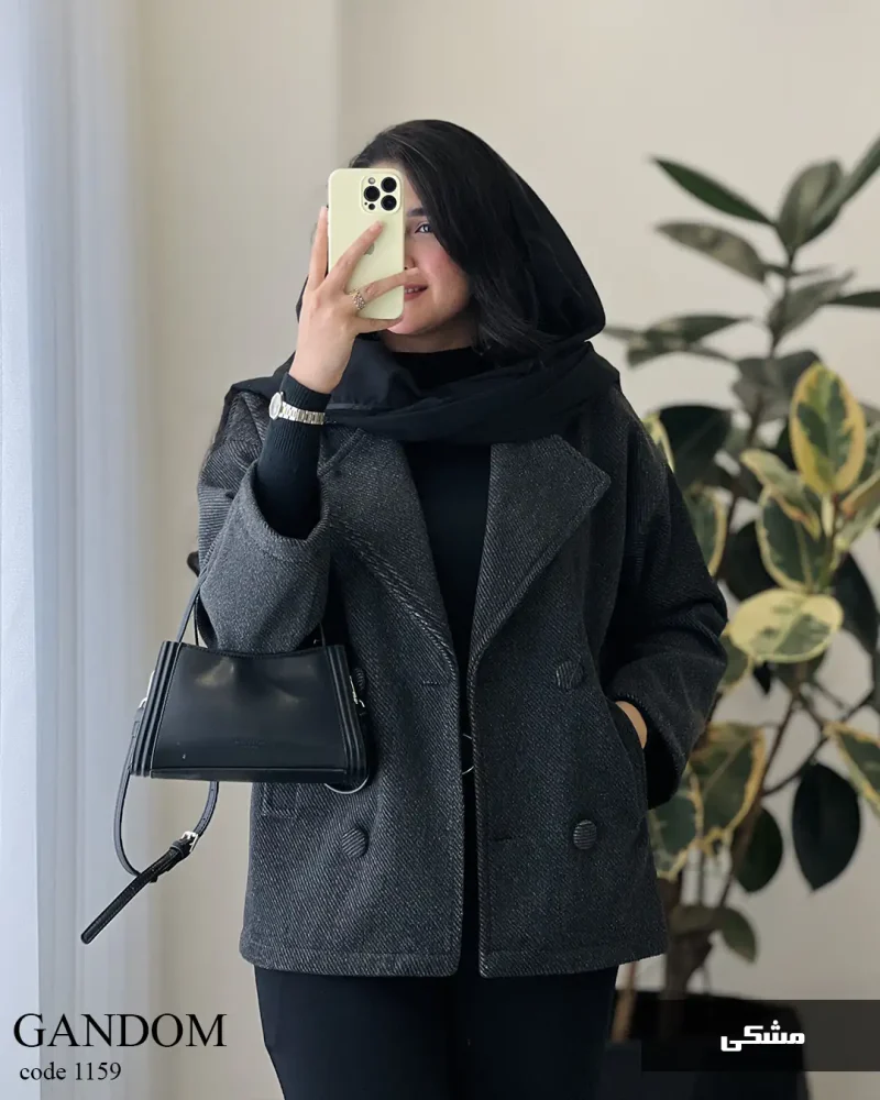 پالتو کتی گندم جنس فوتر کجراه ترک کد 1159 - تصویر 2