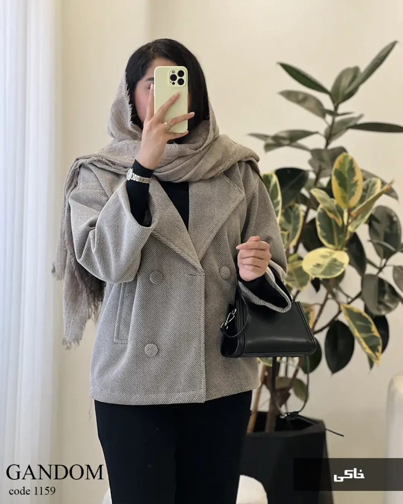 پالتو کتی گندم جنس فوتر کجراه ترک کد 1159 - تصویر 4