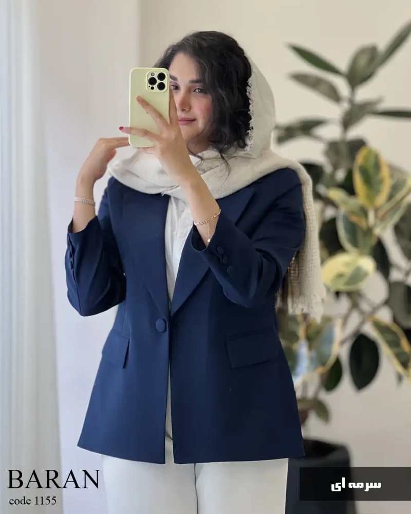 کت مدل باران جنس مازراتی کد 1155 - تصویر 3