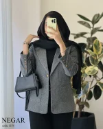 کت مدل نگار جنس جناغی کجراه کد 1156 - تصویر 6