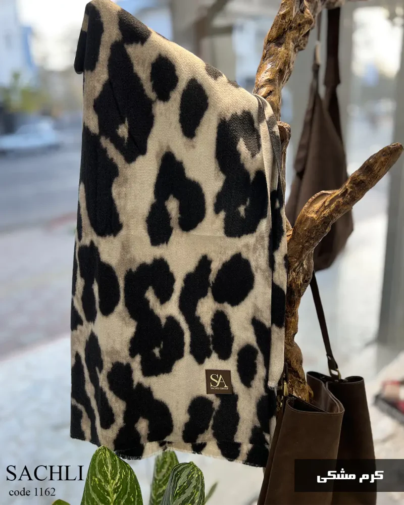 شال مدل ساچلی جنس موهر کد 1162 - تصویر 2