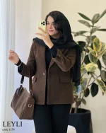 کت مدل لیلی جنس فوتر کجراه کد 1158 - تصویر 5